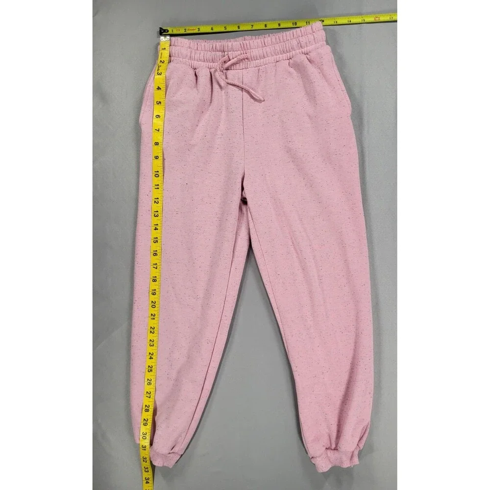 Mondetta Youth Girls 2-Piece Lounge Set Pink Speckled Hoodie & Joggers Size M 10